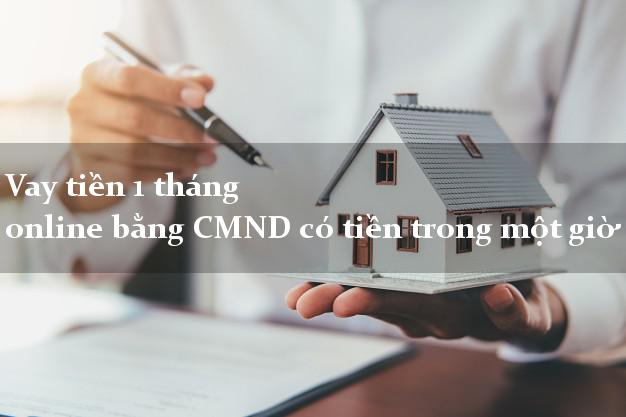 Vay tiền 1 tháng online bằng CMND có tiền trong một giờ